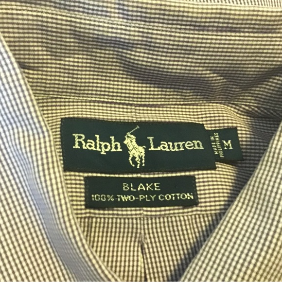 5 men’s shirts, 4 Ralph Lauren, 1 Chaps, all in very good condition, medium - Picture 10 of 10